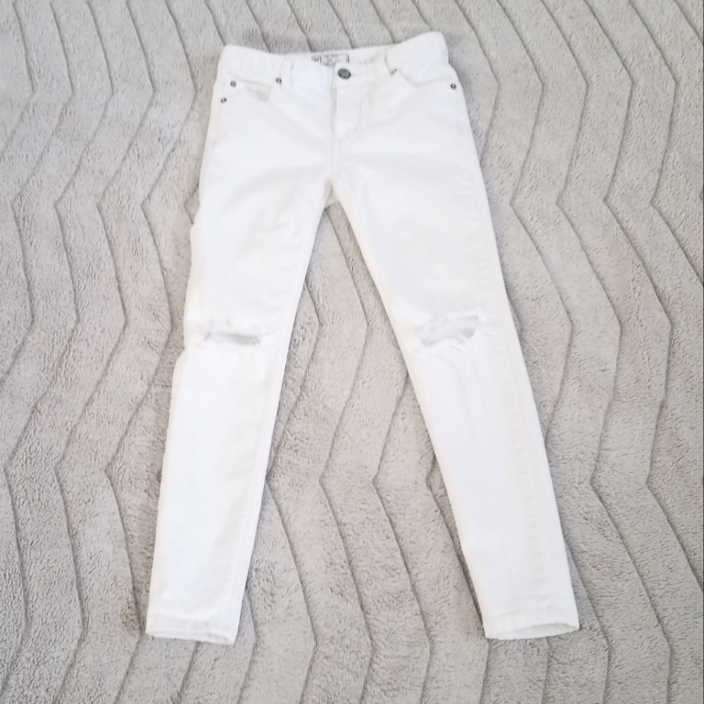 Free People Distressed Skinny Jean - Picture 2 of 11